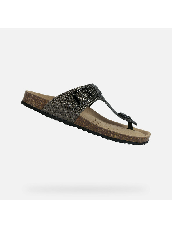 Geox Сиви дамски сандали Geox Brionia