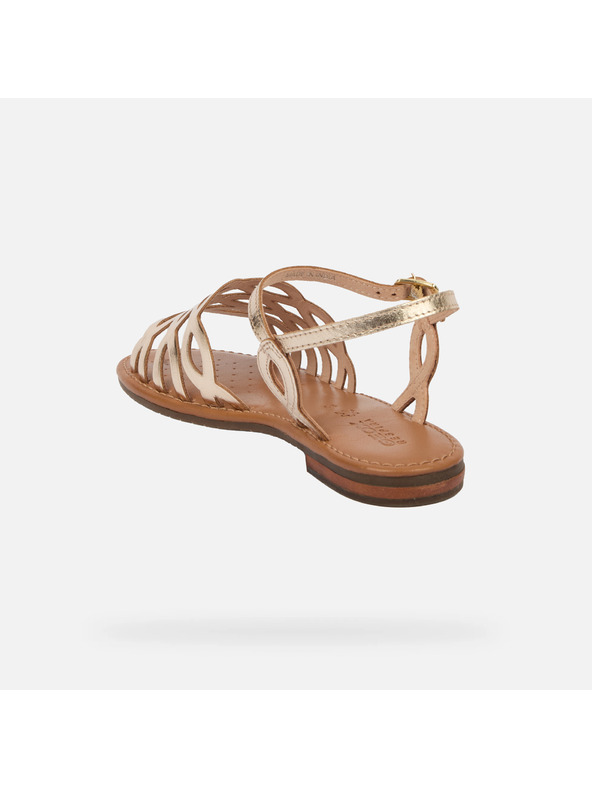 Geox Златни дамски сандали Geox Sozy S