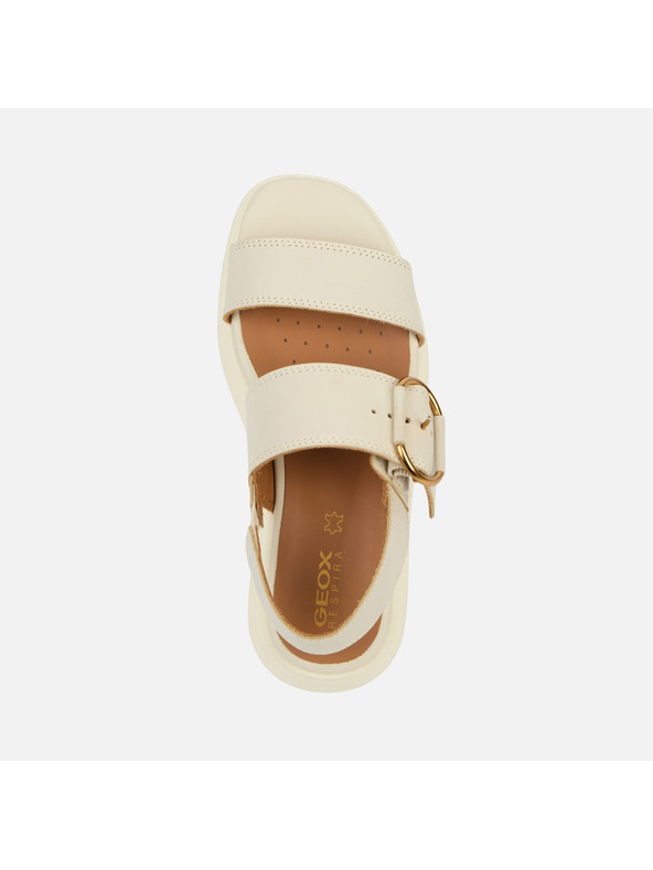 Geox Кремави дамски сандали Geox Spherica