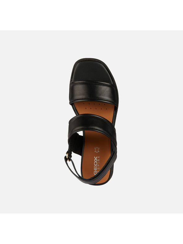 Geox Черни дамски обувки на платформа Geox Spherica EC6