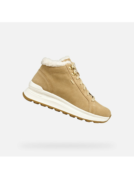 Geox Светлокафяви дамски маратонки Geox Spherica Actif X2