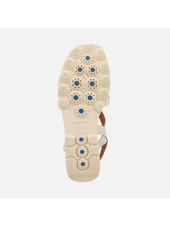 Geox Кремава дамска обувка на платформа Geox Spherica EC6