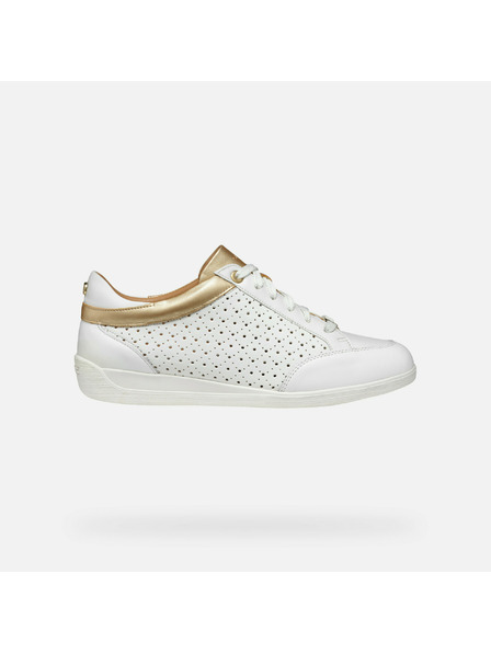 Geox Бели дамски маратонки Geox Myria