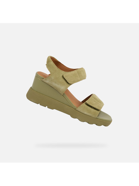 Geox Каки дамски обувки на клин Geox Spherica EC6