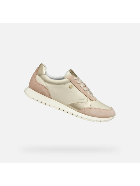 Geox Кремави дамски маратонки Geox Sukie 2.0