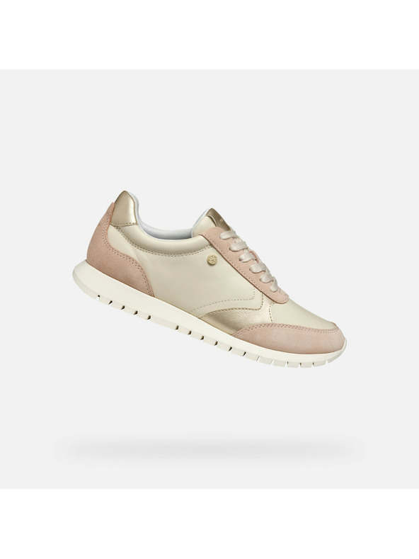 Geox Кремави дамски маратонки Geox Sukie 2.0