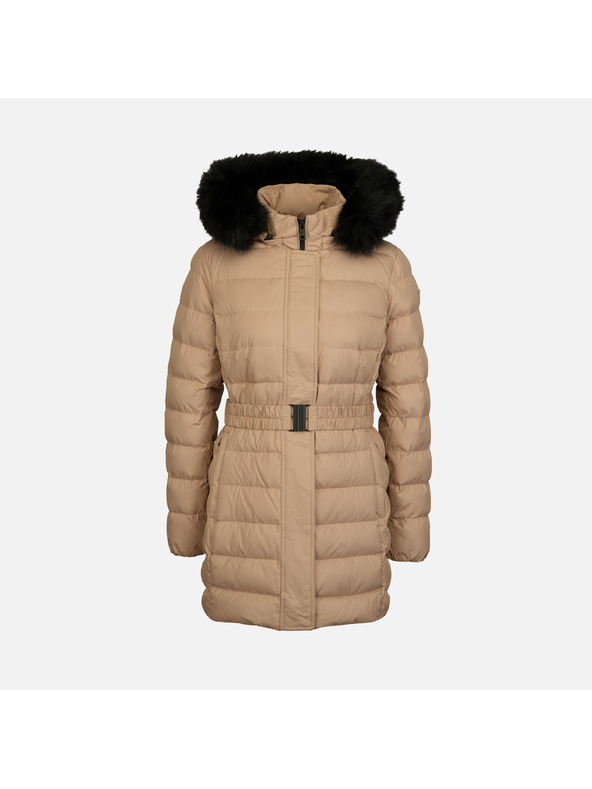 Geox Бежова дамска пухена яке Geox Catria