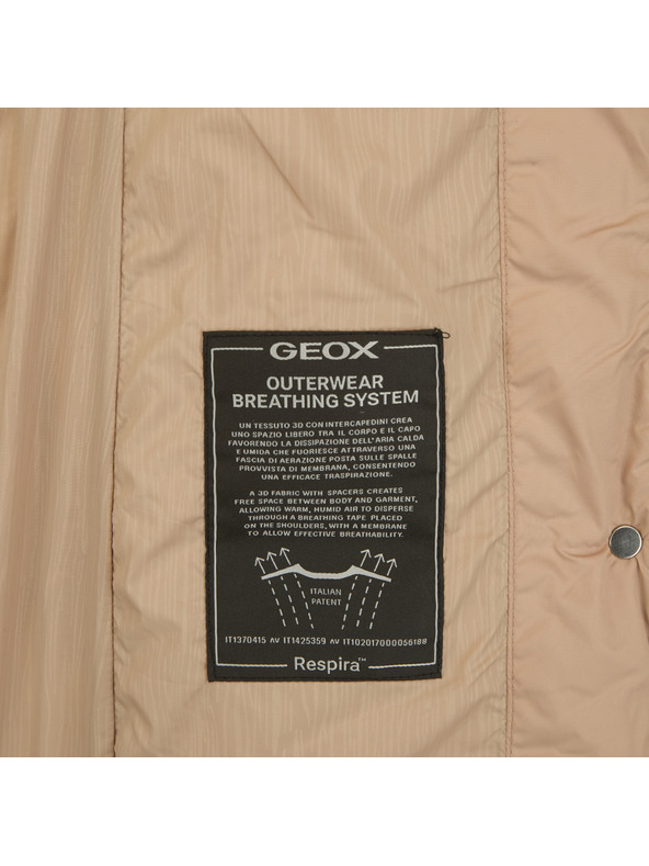 Geox Бежова дамска пухена яке Geox Catria