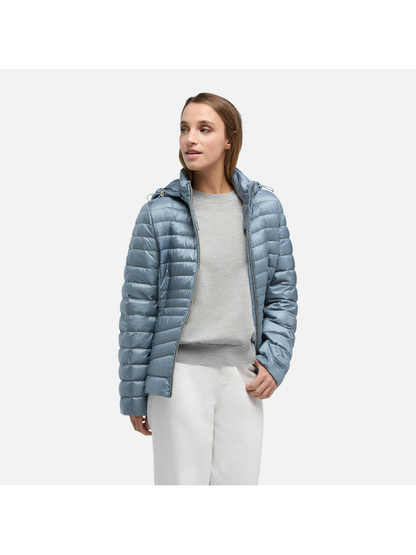 Geox Светлосини дамски пухени якета Geox Jaysen