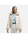 Geox Кремава дамска пухена яке Geox Vilde