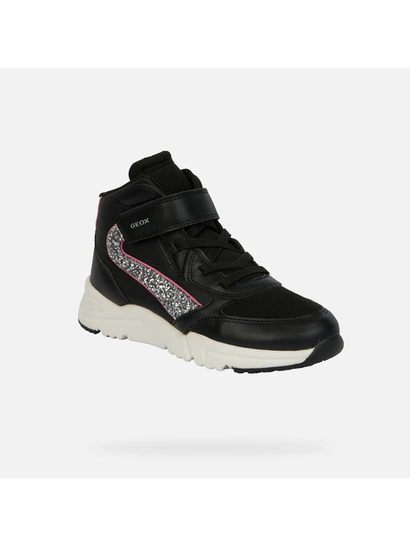 Geox Черни детски маратонки Geox Loftus