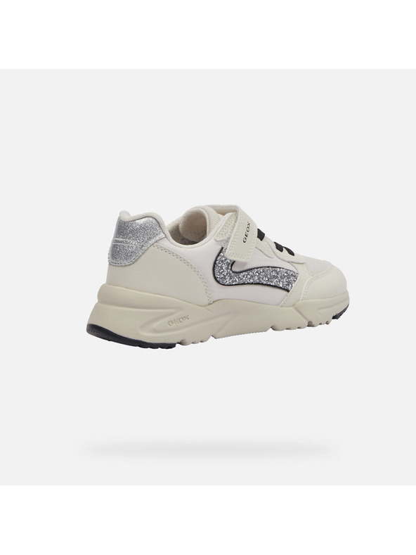 Geox Бели момичешки маратонки Geox Loftus