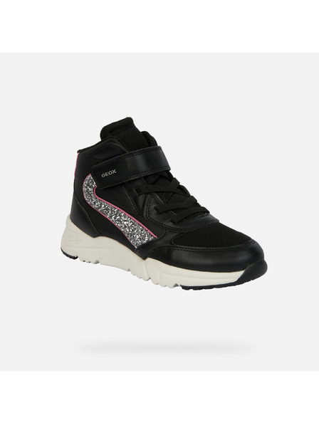 Geox Черни детски маратонки Geox Loftus