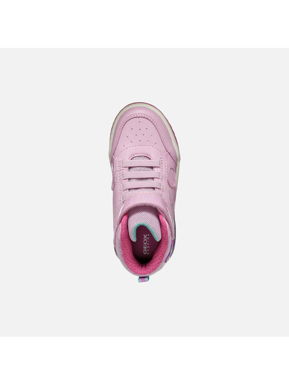 Geox Розови детски светещи боти Geox Inek Girl