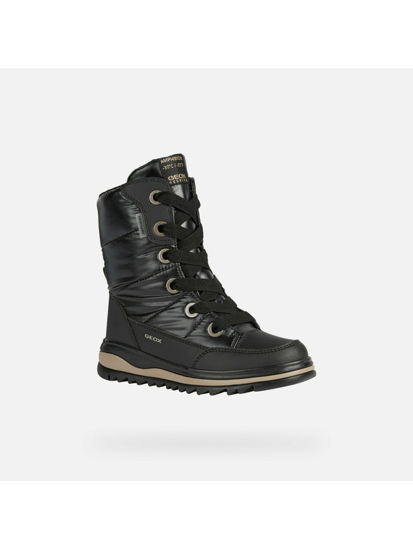 Geox Черни детски зимни обувки Geox Adelhide AB