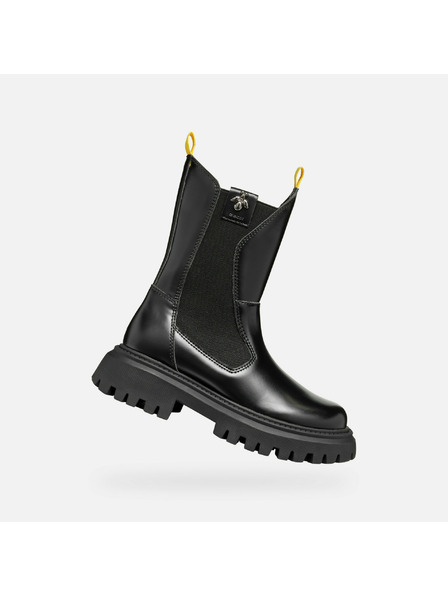 Geox Черна момичешка членкова обувка Geox Maquinnens Girl