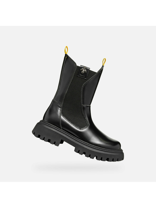 Geox Черна момичешка членкова обувка Geox Maquinnens Girl