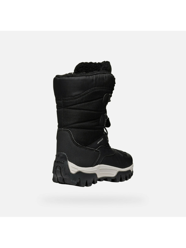 Geox Черни момчешки зимни обувки Geox Himalaya ABX