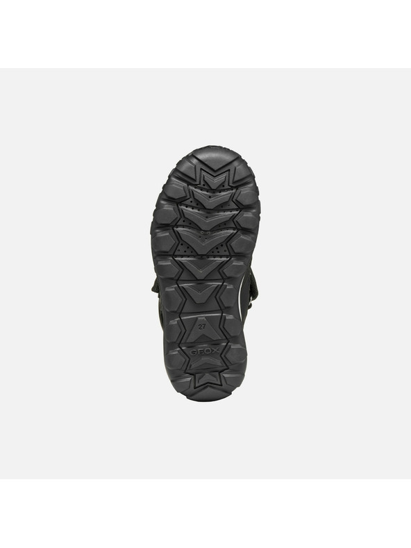 Geox Черна момчешка членкова обувка Geox Trekkyup ABX