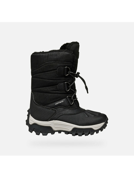 Geox Черни момчешки зимни обувки Geox Himalaya ABX