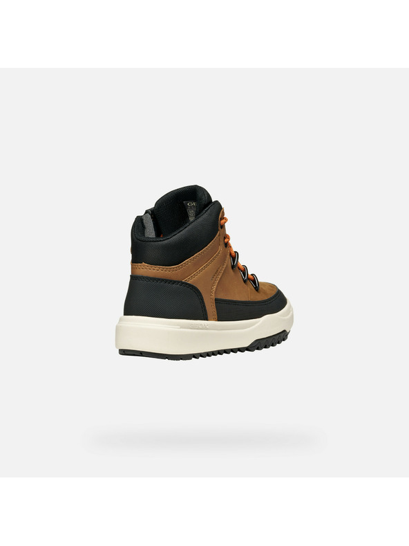 Geox Светлокафяви момчешки високи обувки Geox Bunshee ABX