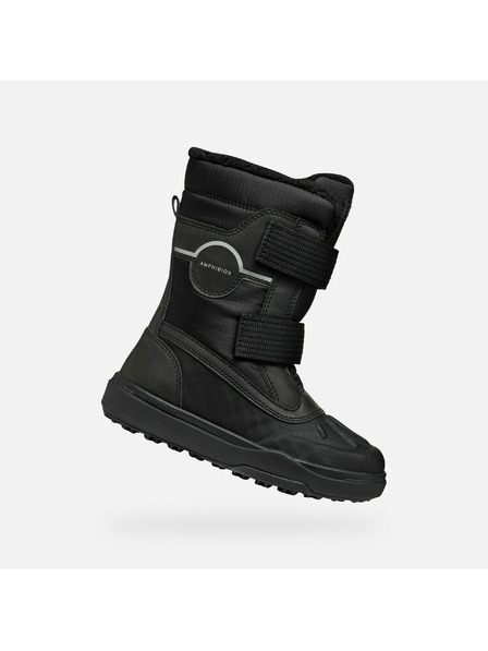 Geox Черни момчешки зимни обувки Geox Bunshee PG A