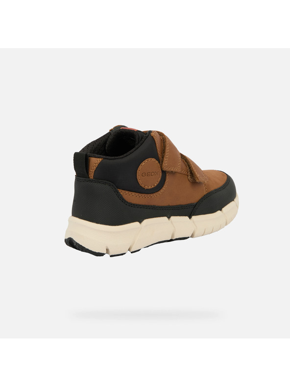 Geox Кафяви момчешки високи обувки Geox Flexyper Boy