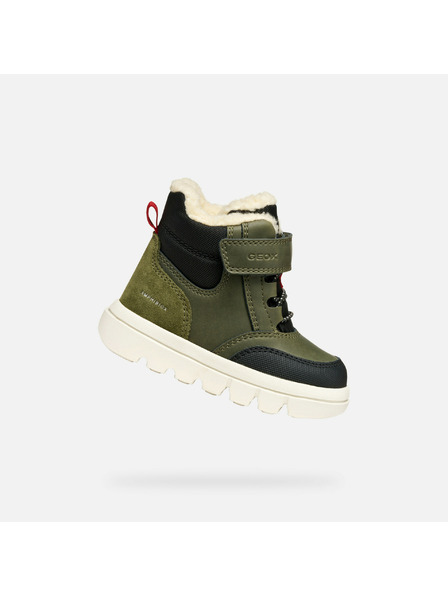 Geox Момчешки първи стъпки Geox Willaboom AB Тъмнозелен