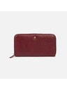 Geox Виненочервен дамски портфейл Geox Wallet