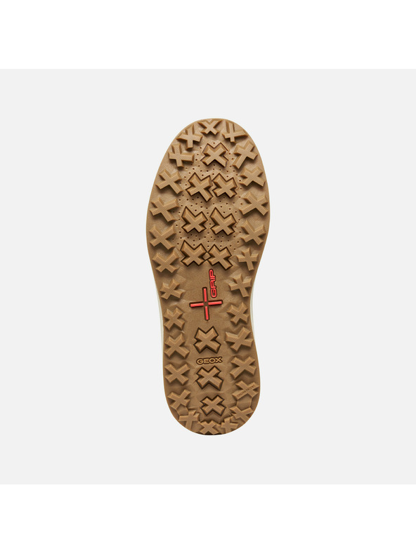 Geox Светлокафява мъжка ankle обувки Geox Granito + Grip