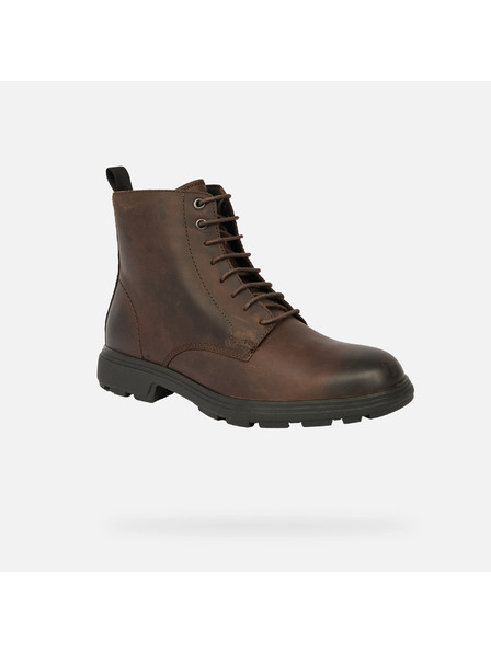 Geox Кафява мъжка ботуша обувка Geox Meiern