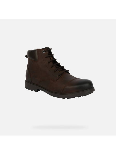 Geox Тъмнокафяви мъжки боти Geox Rhadalf