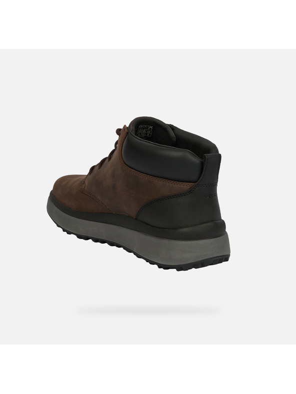 Geox Тъмнокафяви мъжки боти Geox Granito + Grip