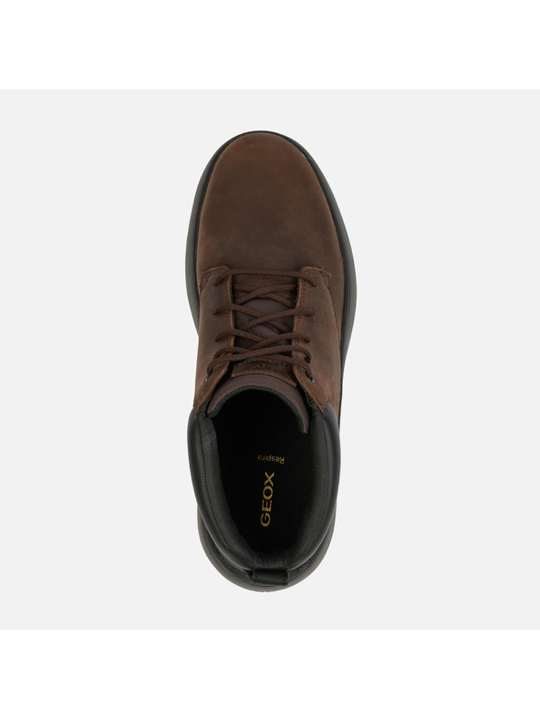 Geox Тъмнокафяви мъжки боти Geox Granito + Grip