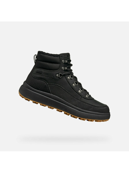 Geox Черни мъжки обувки до глезена Geox Granito + Grip B A