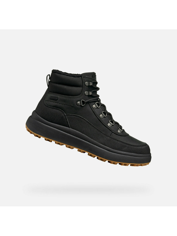 Geox Черни мъжки обувки до глезена Geox Granito + Grip B A