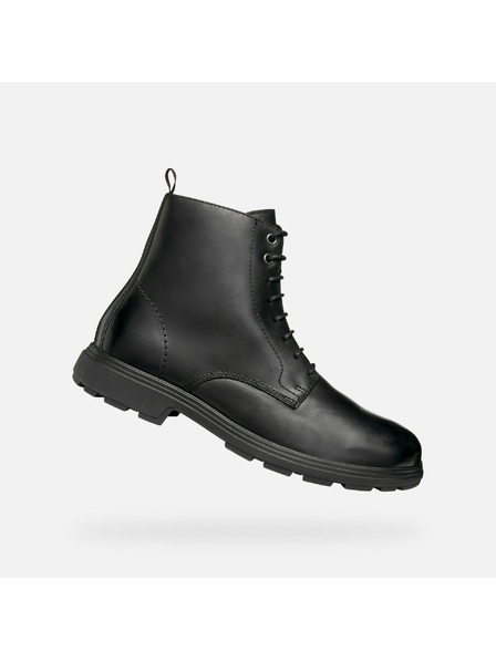 Geox Черна мъжка котешка обувка Geox Meiern