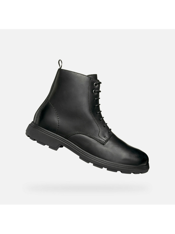 Geox Черна мъжка котешка обувка Geox Meiern