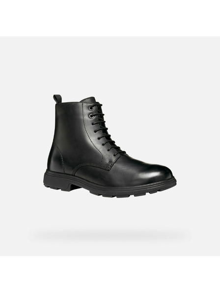 Geox Черна мъжка котешка обувка Geox Meiern