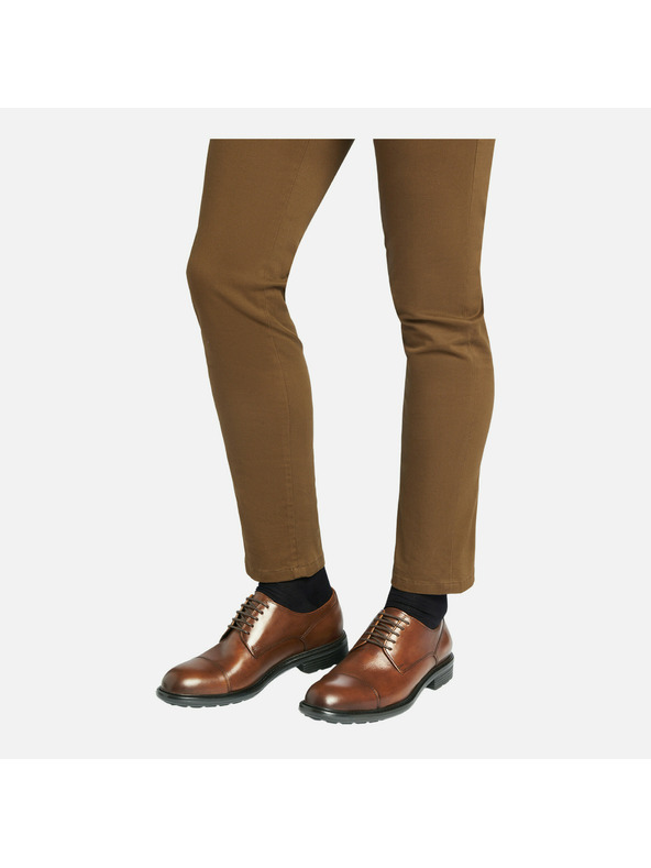 Geox Кафяви мъжки спортни обувки Geox Walk Pleasure