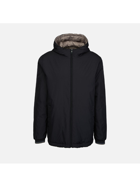 Geox Черна мъжка шуба Geox Jharrod