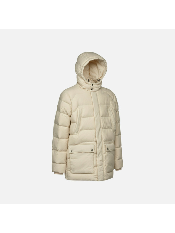 Geox Бежова пухена мъжка шуба Geox Elver