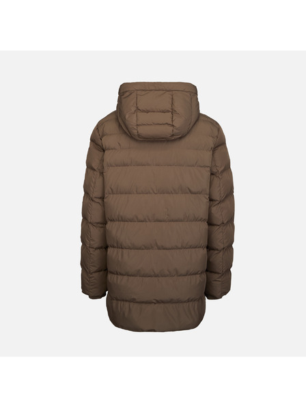 Geox Кафява пухена мъжка шуба Geox Leitan
