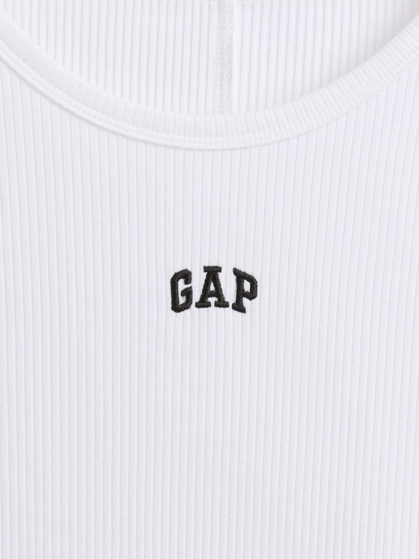GAP Ребрести тениска с лого GAP
