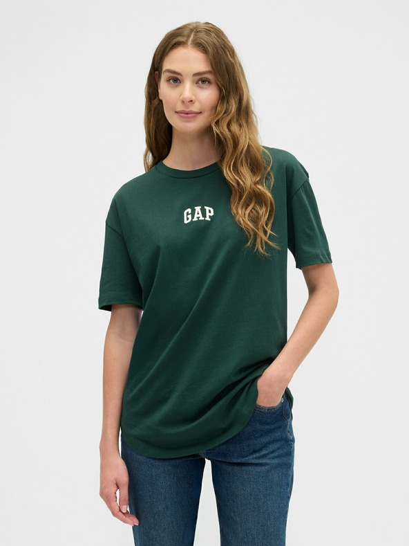GAP Памучна тениска с логото на Gap