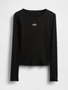 GAP Ребрести тениска с лого GAP