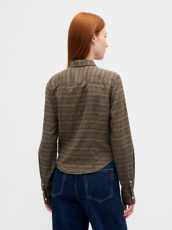 GAP Фланелена скъсена риза GAP