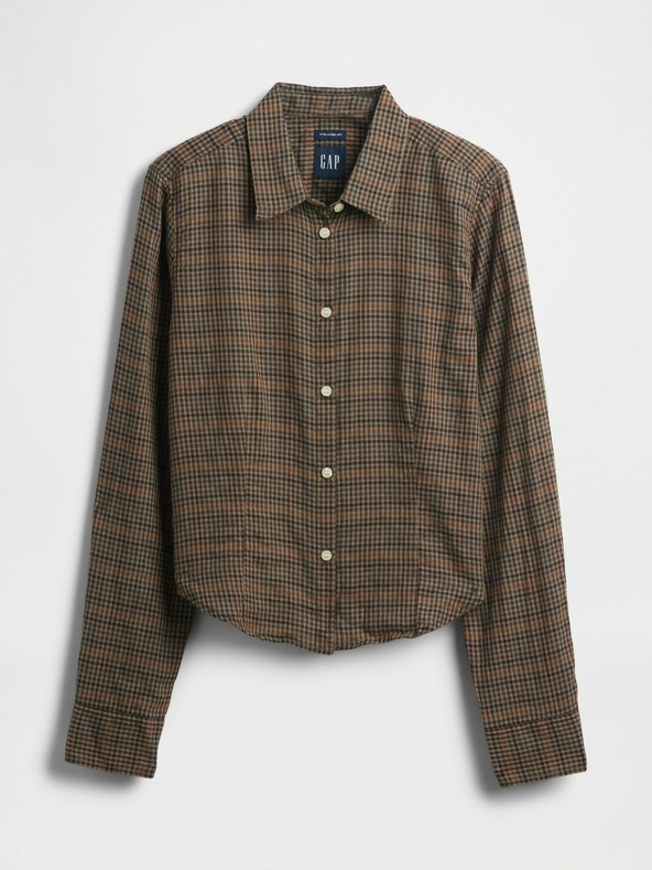 GAP Фланелена скъсена риза GAP