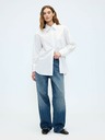 GAP Oversize поплинова риза с лого Big Shirt GAP