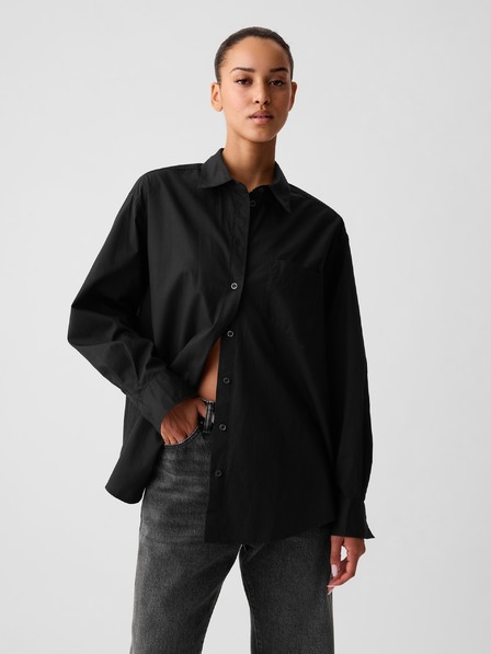 GAP Oversize поплинова риза Big Shirt GAP